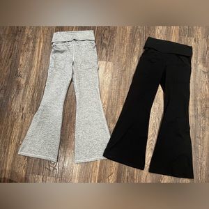 Aerie flare legging with pockets high rise